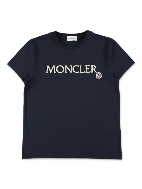 Moncler Enfant logo-embroidered T-shirt