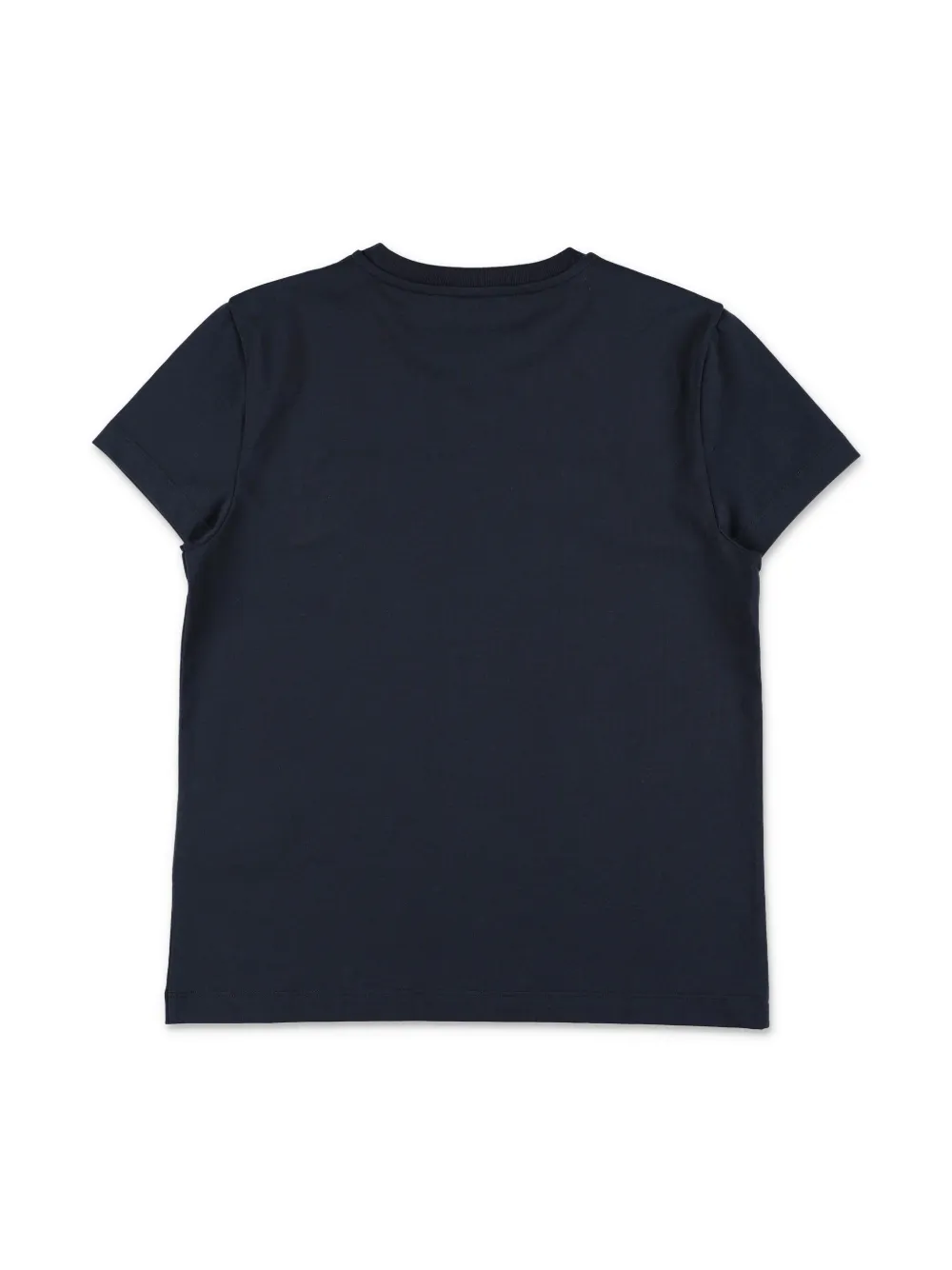 Moncler Enfant T-shirt met geborduurd logo - Blauw