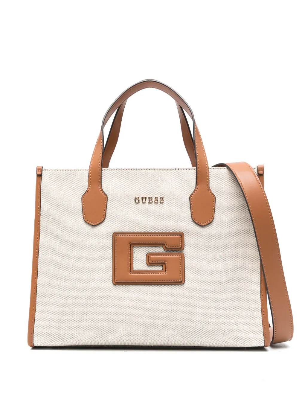 GUESS USA G Status tote bag | Neutrals | Image 1