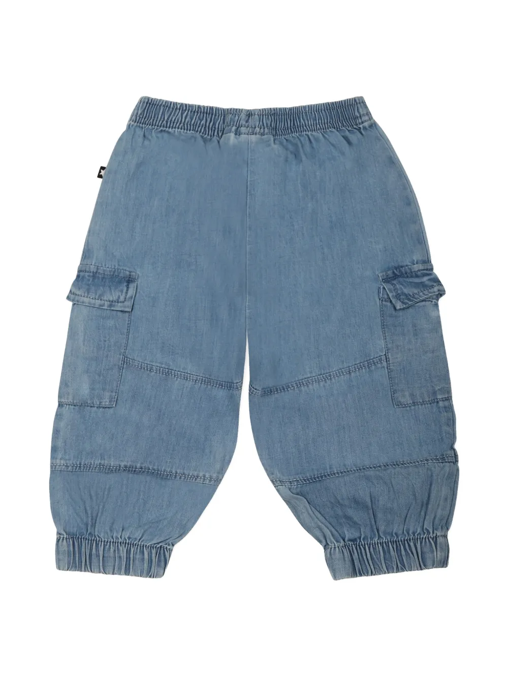 Molo Jeans met logo-label - Blauw