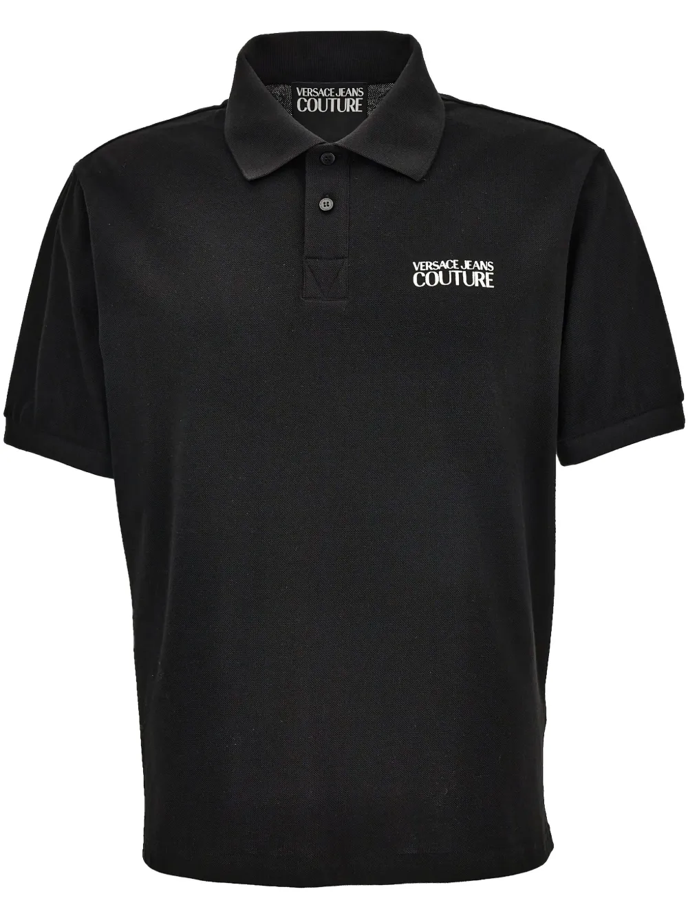 logo-embroidered polo shirt