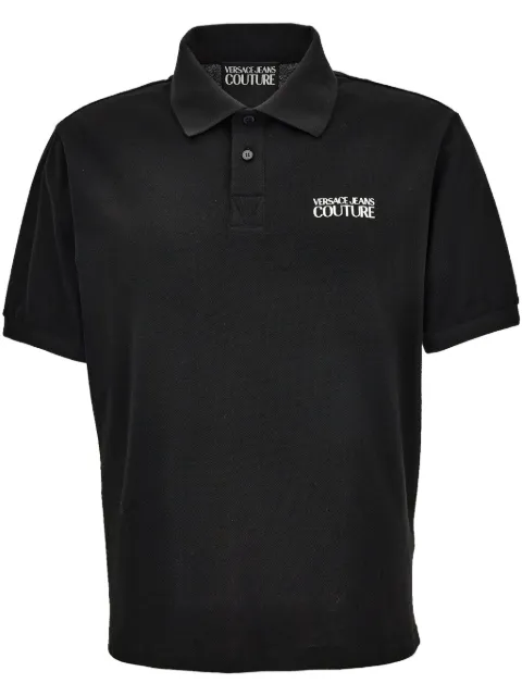 Versace Jeans Couture logo-embroidered polo shirt 