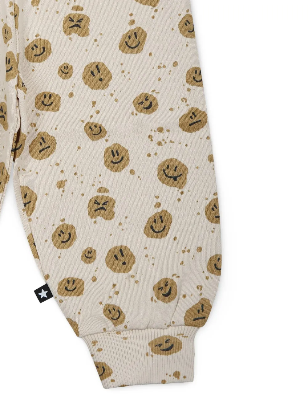 Molo Broek met Mood Dots-print Beige