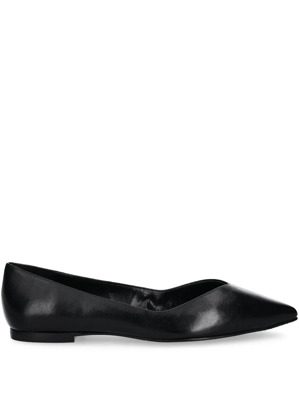 HUGO pointed ballerinas Zwart