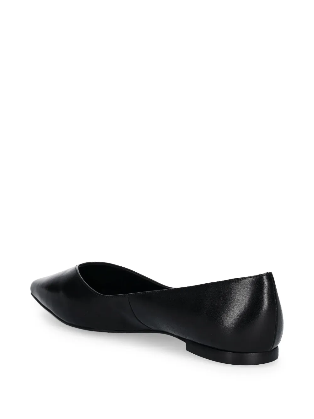 HUGO pointed ballerinas Black