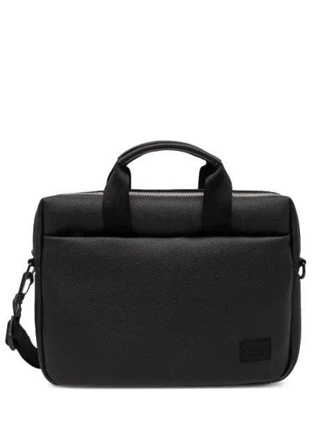 HUGO logo laptop bag