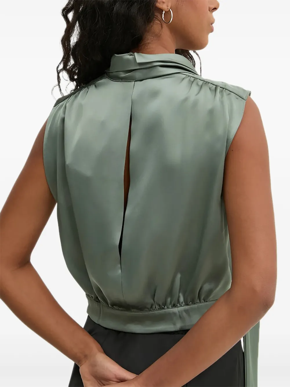 HUGO scarf-detail sleeveless blouse | Blouses | Image 2