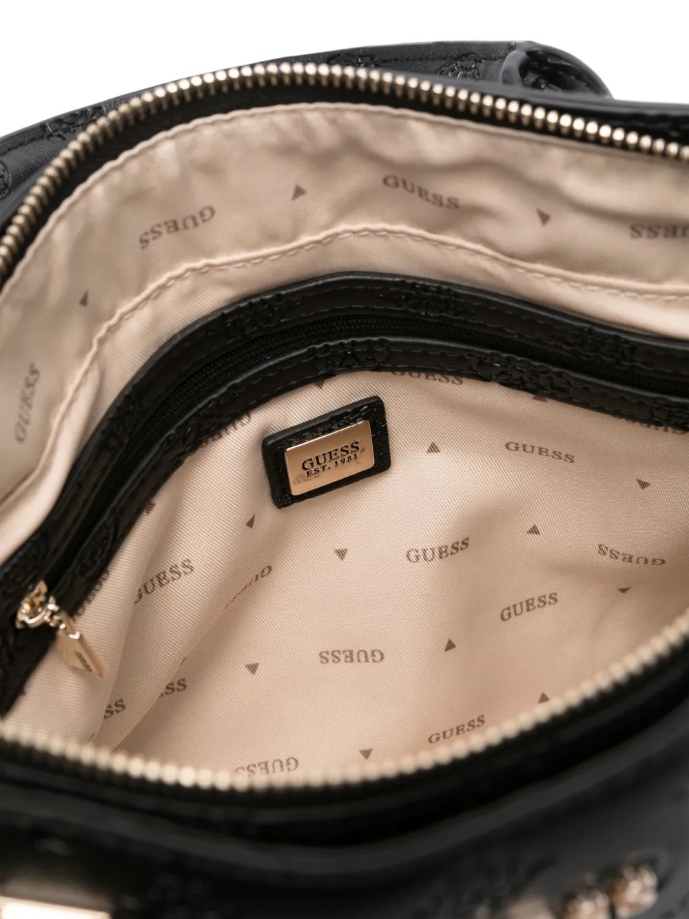 GUESS USA 4G Peony shopper Zwart