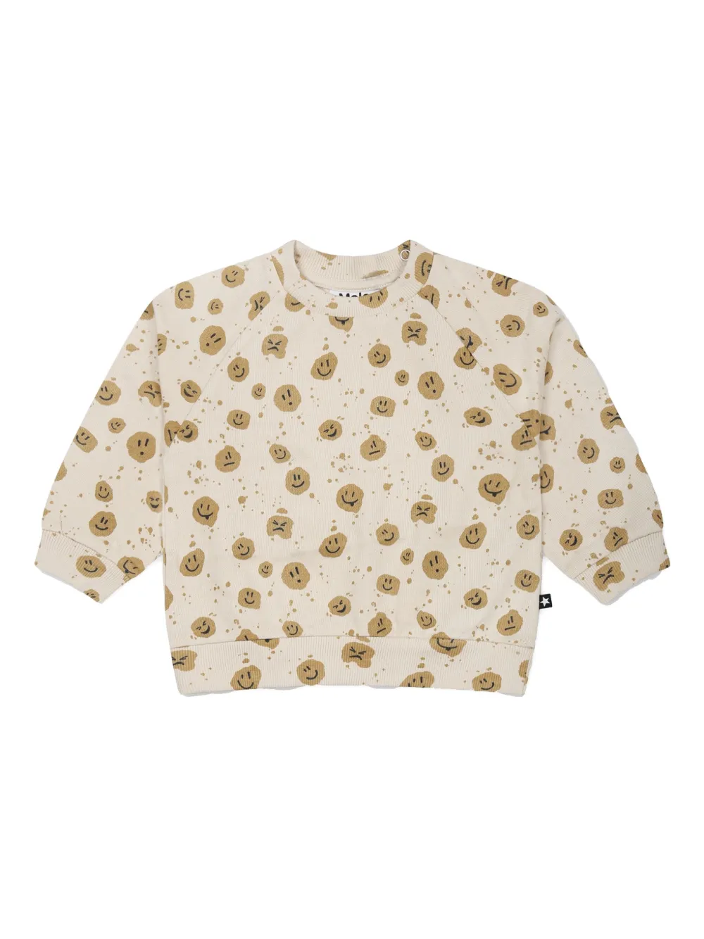 Molo Mood Dots-printed Sweatshirt In Neutrals