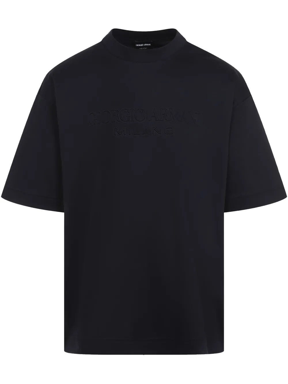 Giorgio Armani playera con logo en relieve | negro | Image 1