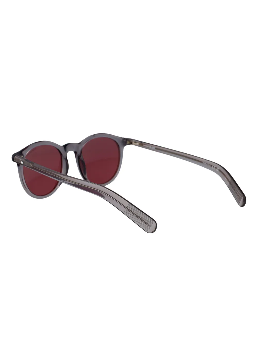 Montblanc MB0353S zonnebril met rond montuur Grijs