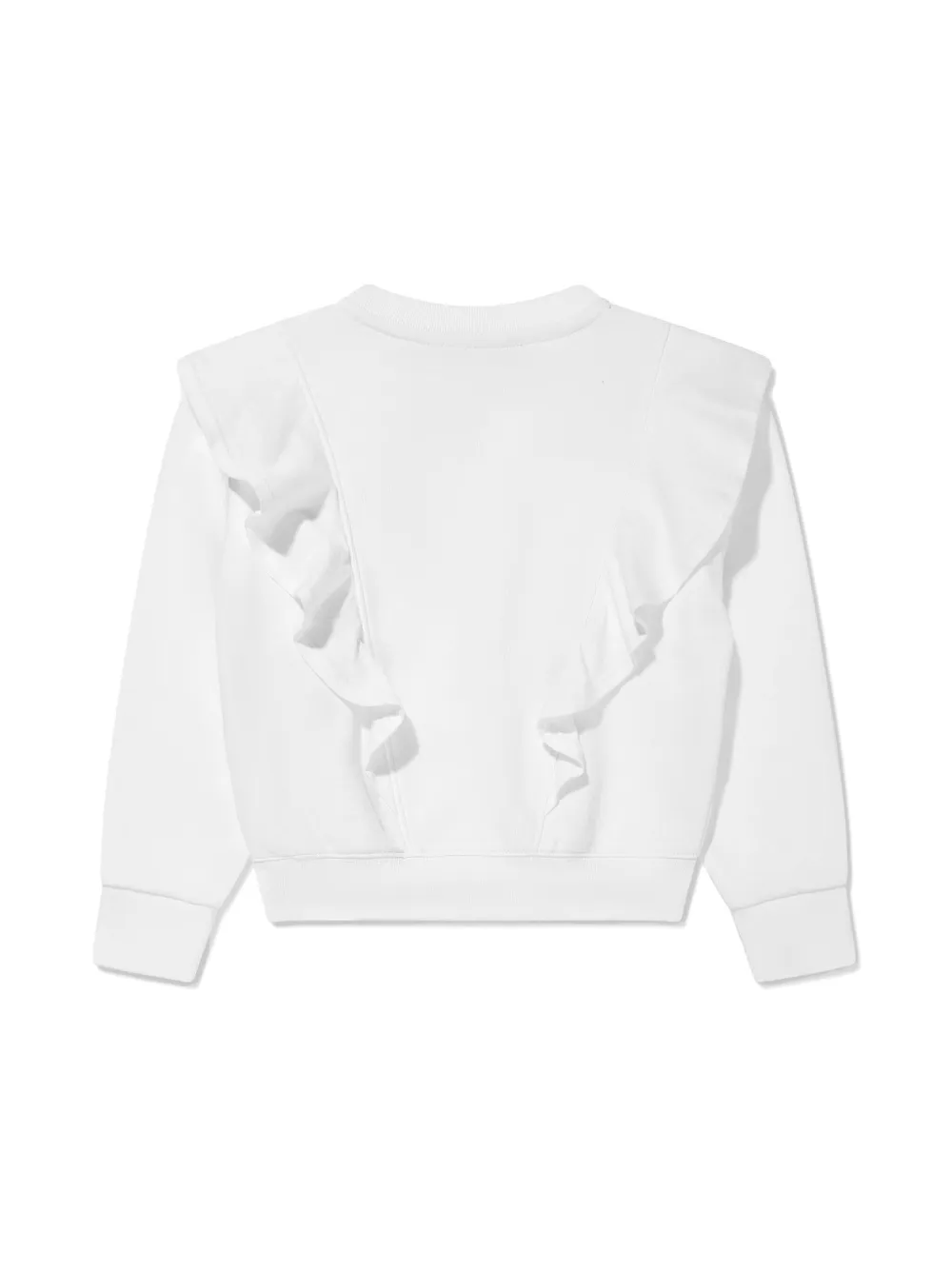 POLO RALPH LAUREN KIDS ruffle-detail sweatshirt - Wit