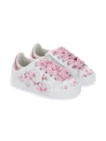 Monnalisa floral-print sneakers - White