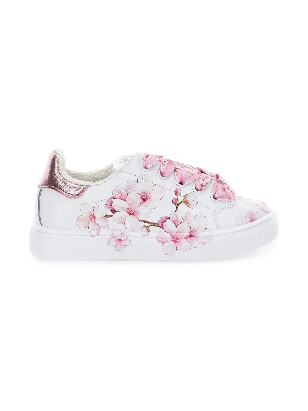 Monnalisa Sneakers met bloemenprint - Wit