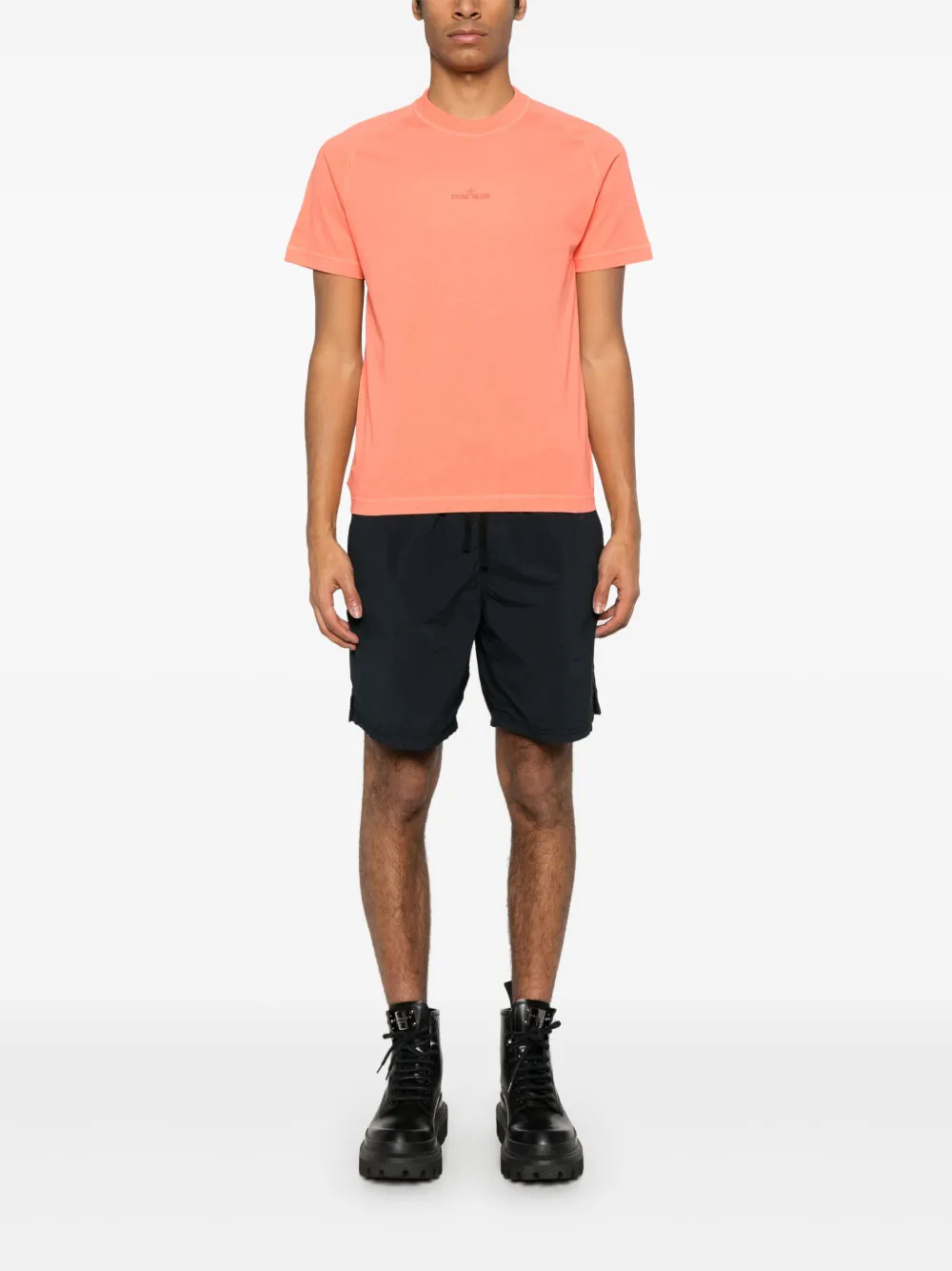 Stone Island Jersey T-shirt - Oranje