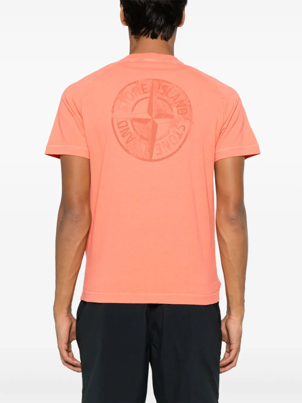 Stone Island Jersey T-shirt Oranje
