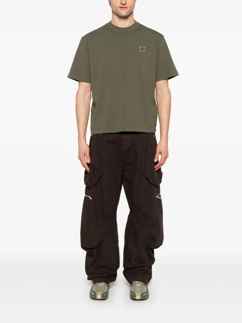 Stone Island T-shirt met korte mouwen - Groen