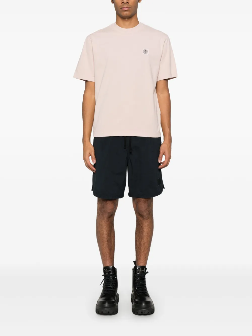 Stone Island T-shirt met korte mouwen - Roze