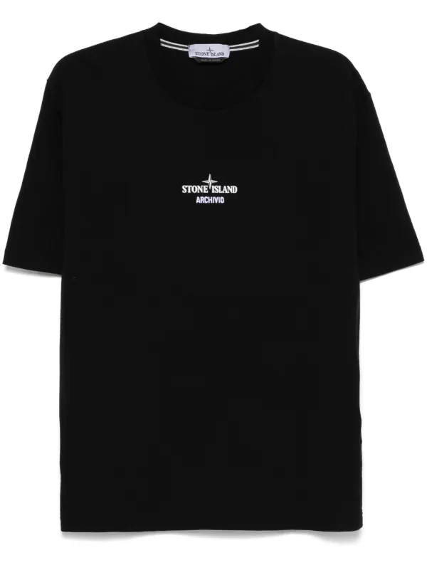 Stone Island オーガニックコットン Tシャツ | ブラック | FARFETCH JP 