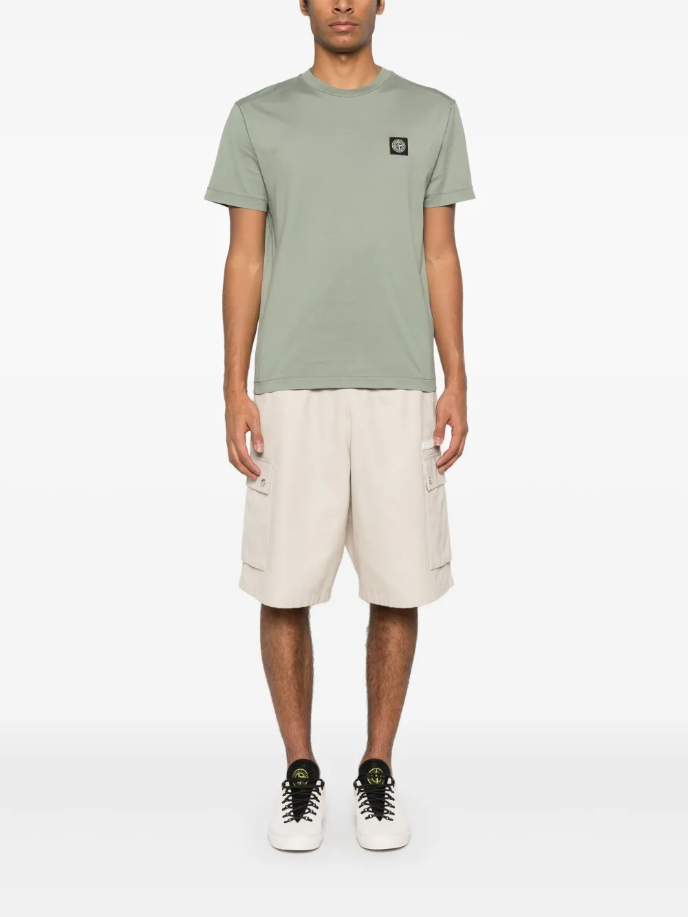 Stone Island Compass-patch T-shirt - Groen