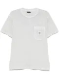 Stone Island Fissato-effect organic-cotton T-shirt - Grey