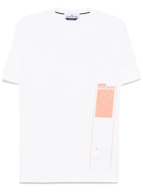 Stone Island playera con aplique del logo