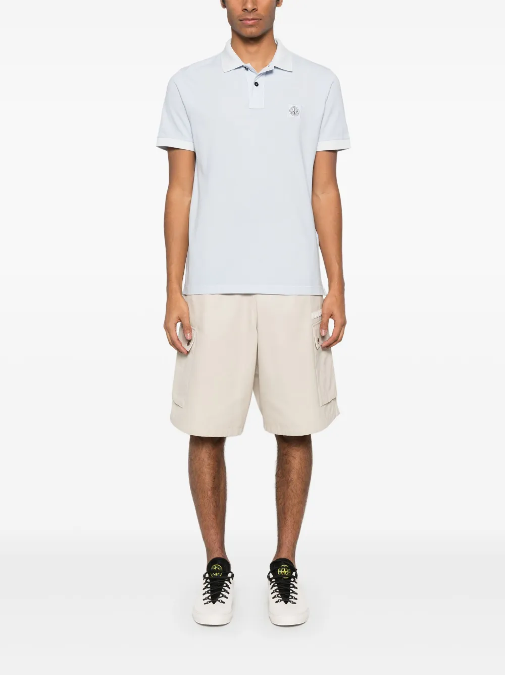 Stone Island short-sleeves polo shirt - Blauw