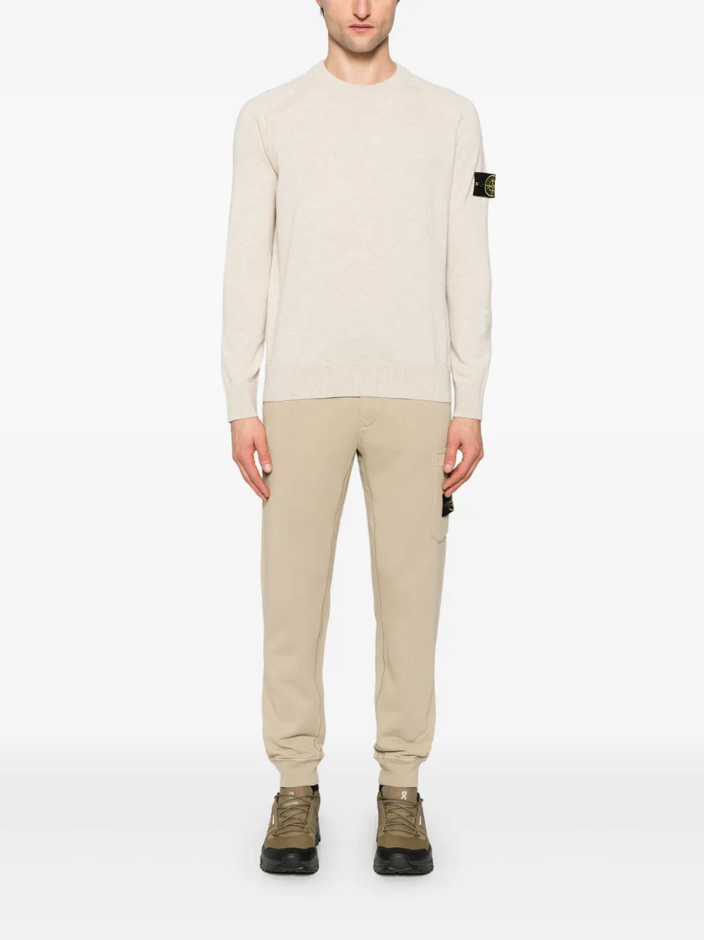 Stone Island Trui met ronde hals - Beige