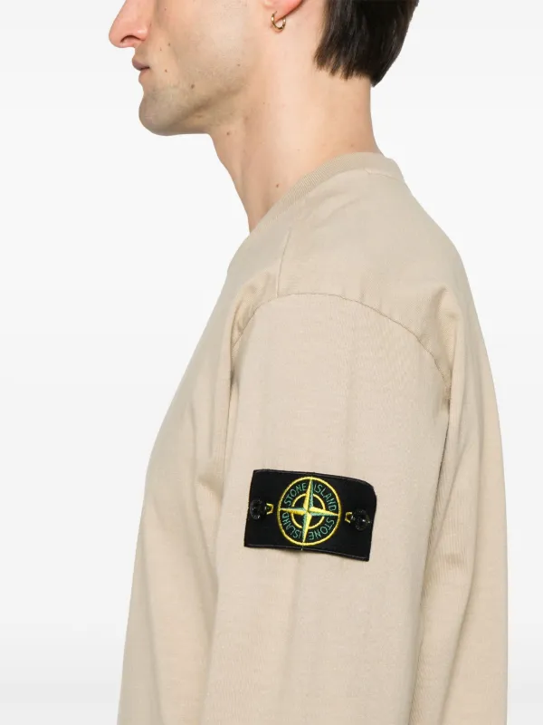 【STONE 】ロゴ コットンジャージースウェットシャツ Stone Island コットンジャージースウェットシャツ