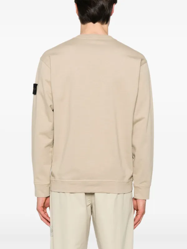 【STONE 】ロゴ コットンジャージースウェットシャツ Stone Island コットンジャージースウェットシャツ