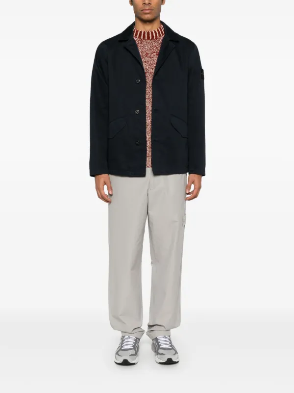 Stone Island Raso Gommato 3L ジャケット | ブルー | FARFETCH JP