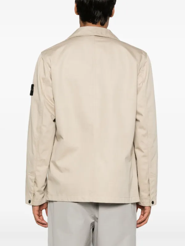 Stone Island Raso Gommato 3L Jacket | Neutrals | FARFETCH