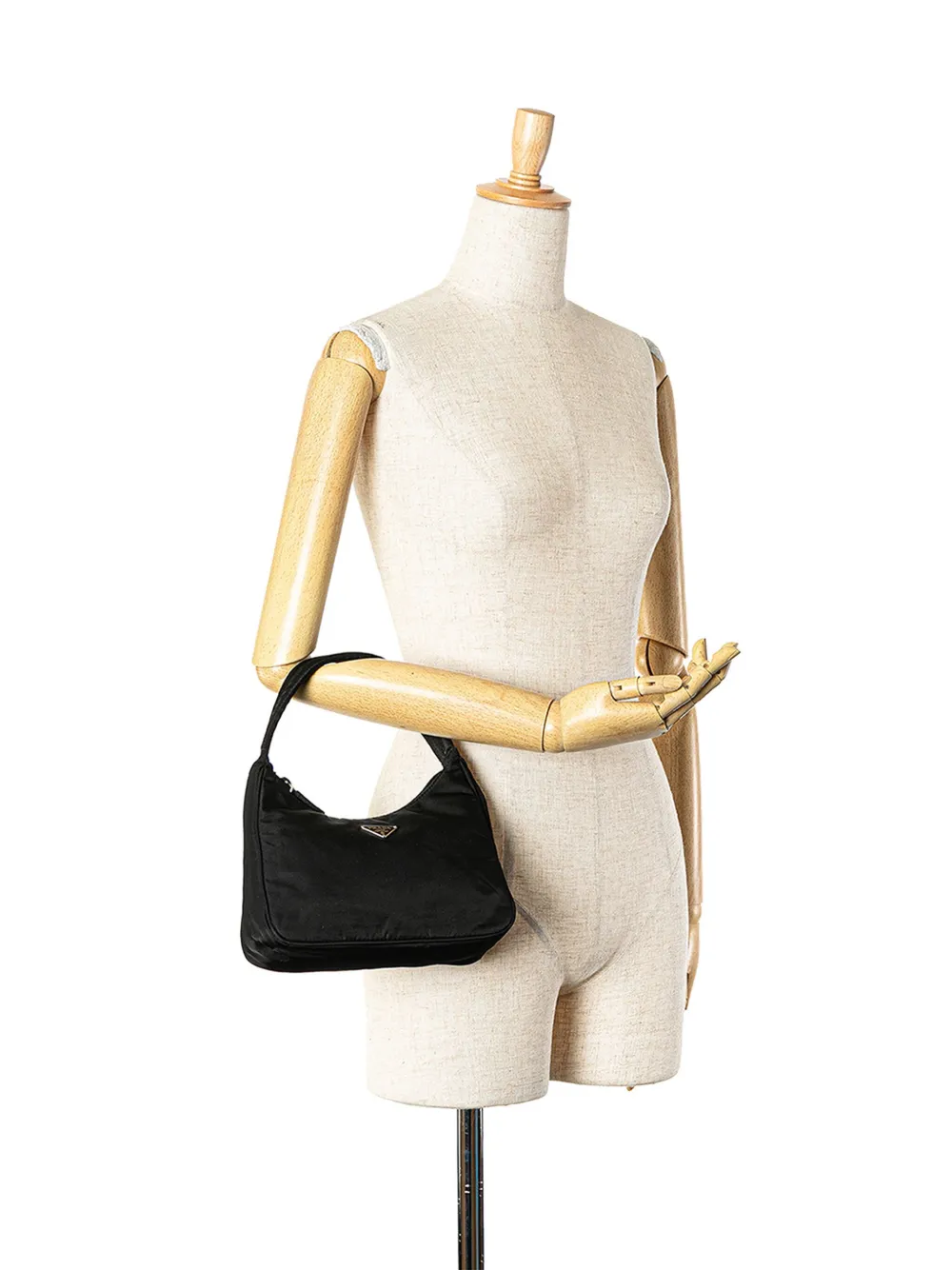 Prada Pre-Owned 2000-2013 Mini Tessuto Sport schoudertas - Zwart