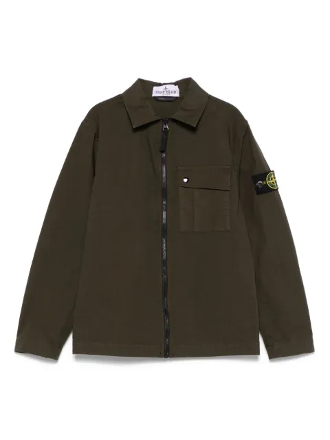 Stone Island Junior zipped shirt