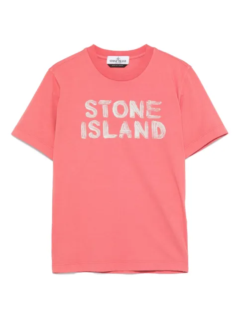 Stone Island Junior logo-print T-shirt