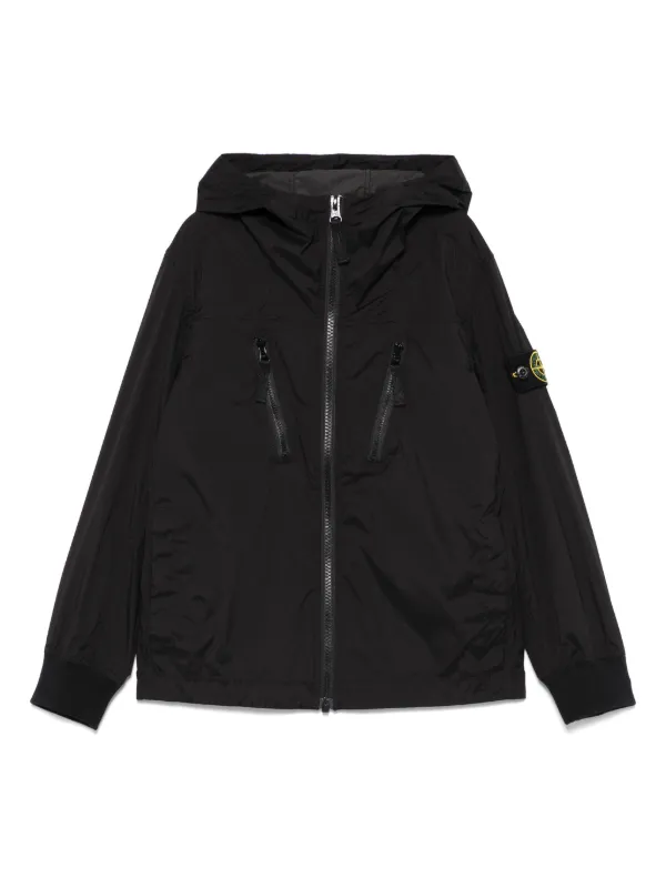 Stone Island Junior Lightweight Jacket | Black | FARFETCH