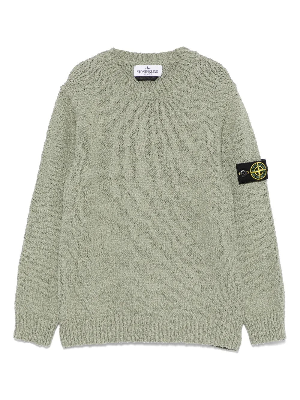 Stone Island Junior bouclé-design sweater | Green | Image 1