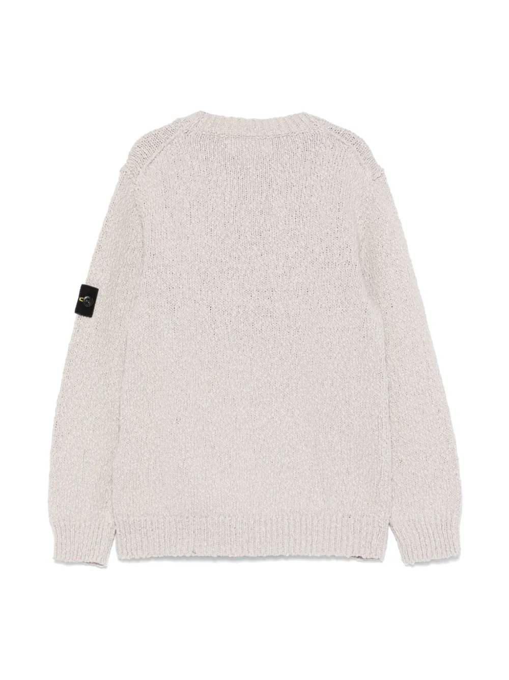 Stone Island Junior Bouclé trui - Beige