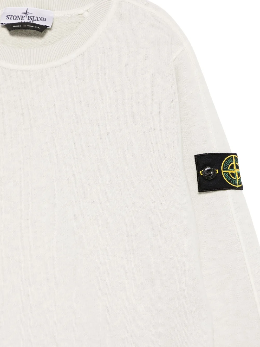 Stone Island Junior Sweater van katoen Beige