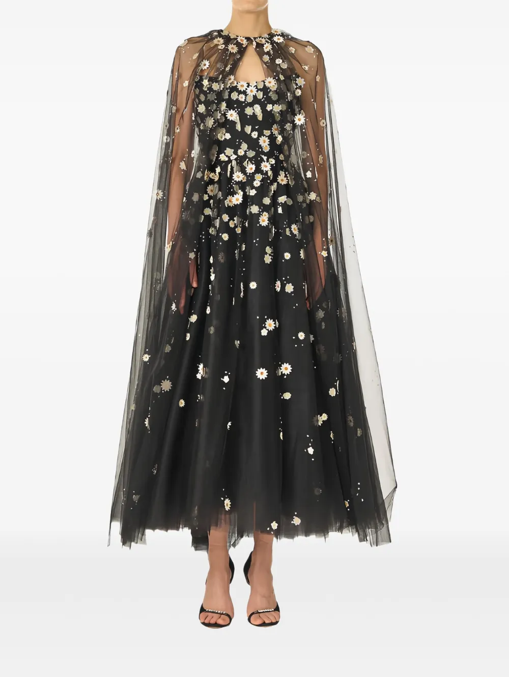 Monique Lhuillier capa Daisy | negro | Image 1
