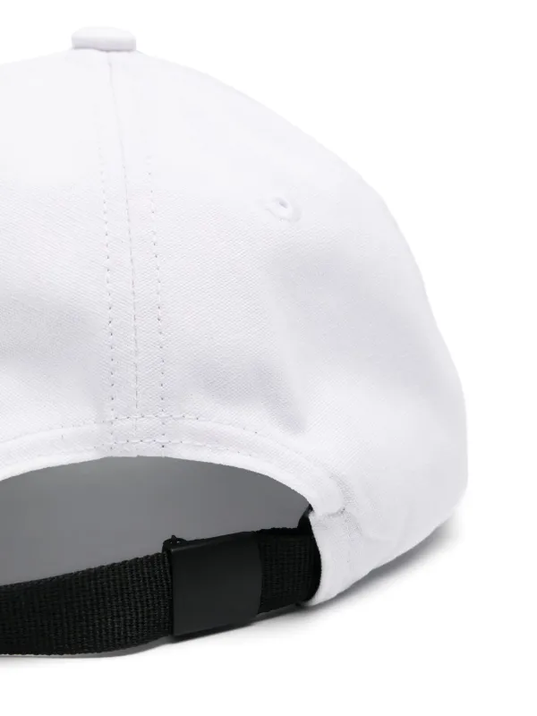 Stone Island Junior Compass-patch Baseball Cap White FARFETCH SG