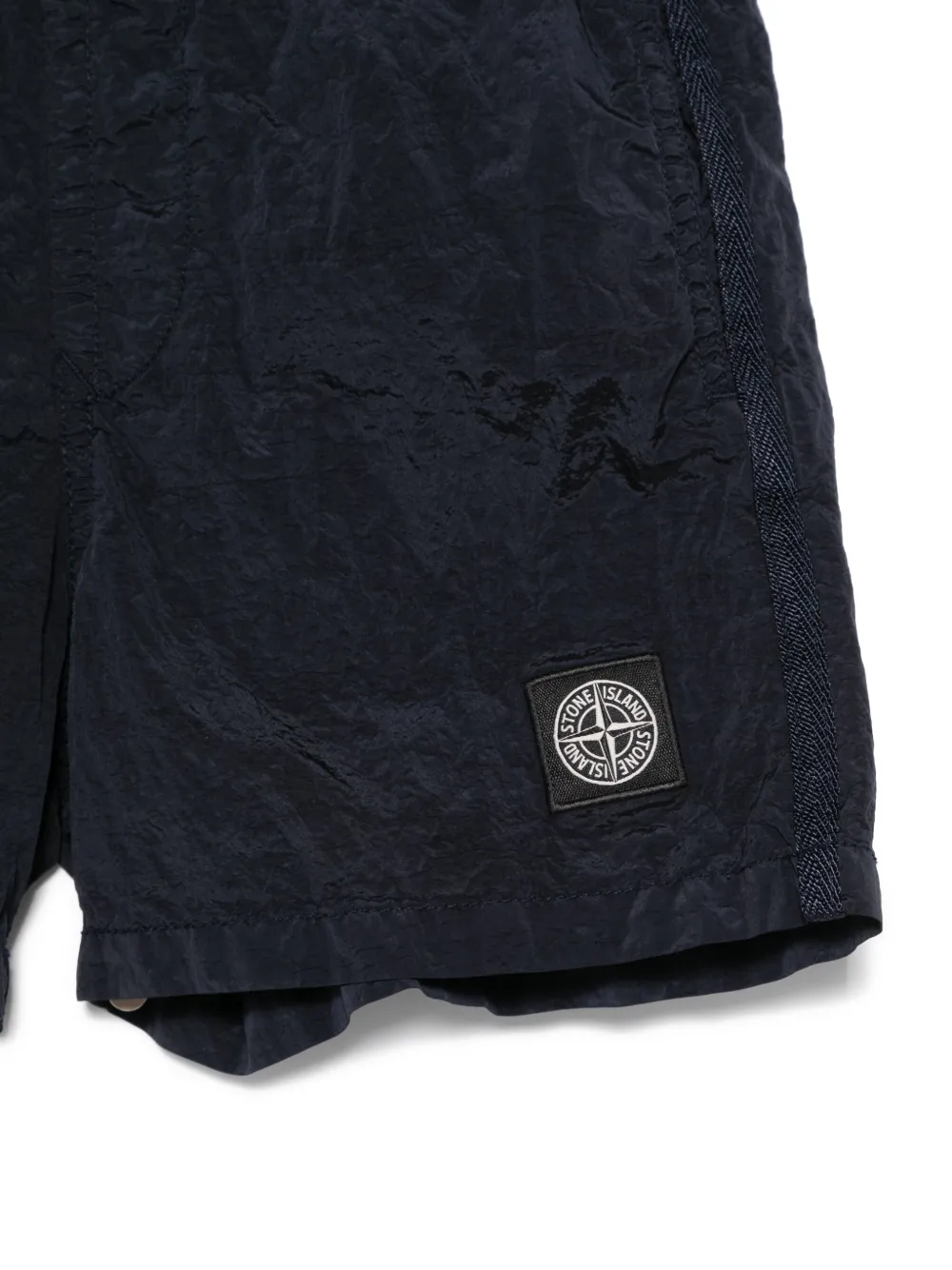 Stone Island Junior Zwembroek met Compass-logopatch Blauw