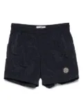 Stone Island Junior Compass-badge swim shorts - Blue