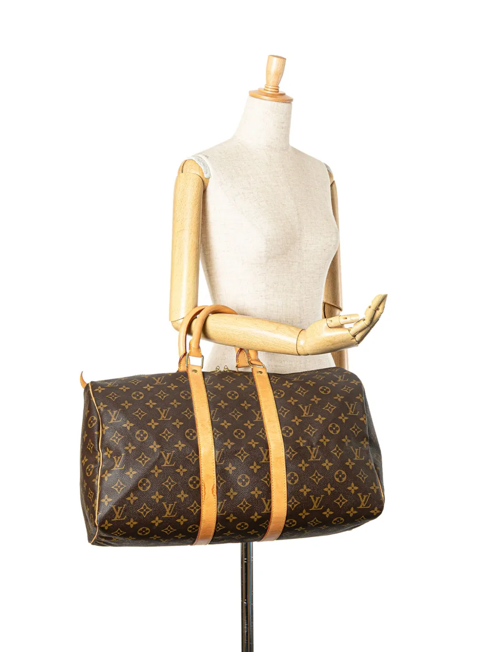 Louis Vuitton Pre-Owned 2001 Monogram Keepall 45 reistas - Bruin