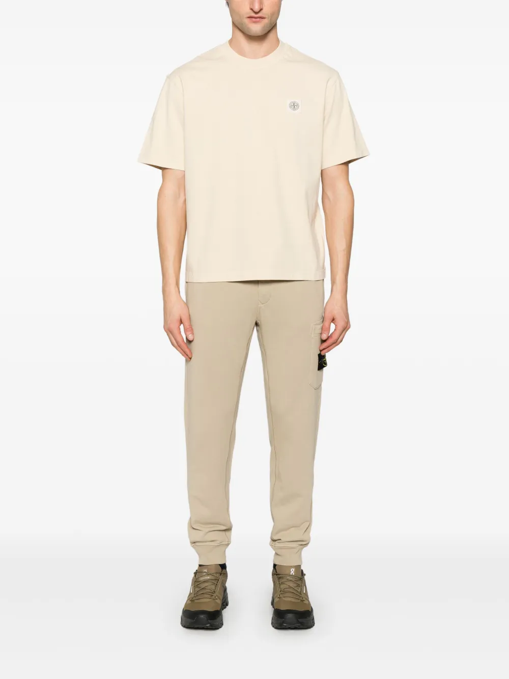 Stone Island T-shirt met korte mouwen - Beige