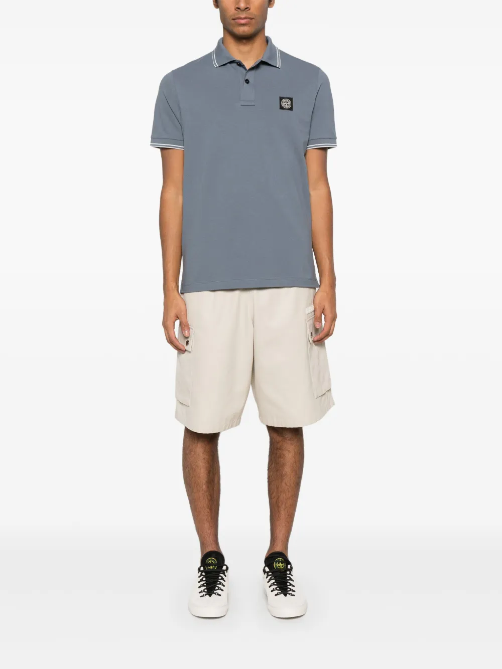 Stone Island short-sleeves polo shirt - Blauw