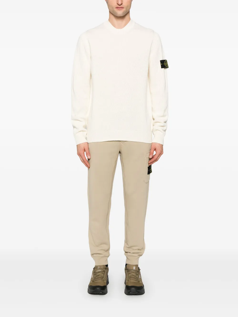 Stone Island Trui met ronde hals - Beige