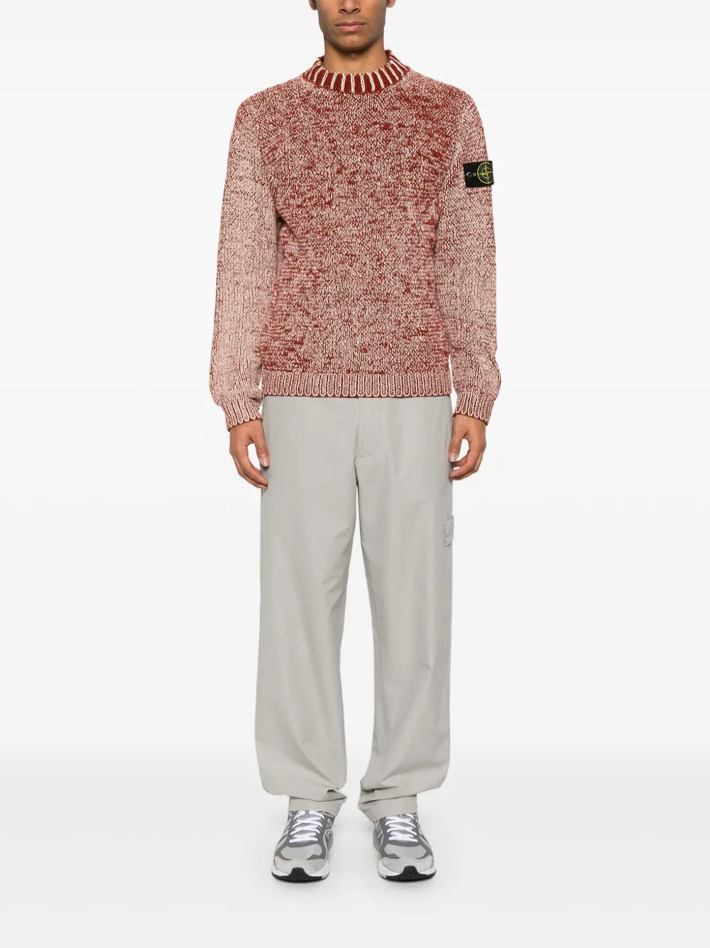 Stone Island Trui met ronde hals - Rood