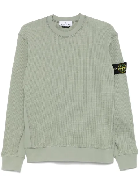 Stone Island waffle-knit sweatshirt