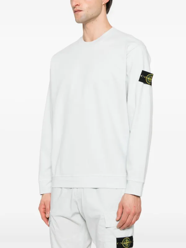 【STONE 】ロゴコットンジャージースウェットシャツ STONE ISLAND コットンジャージー スウェットシャツ ロゴ